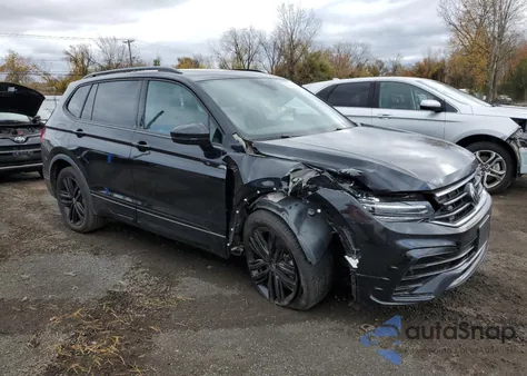 2022 Volkswagen Tiguan Se R-Line Black from USA, damaged, VIN 3VV8B7AX9NM106602